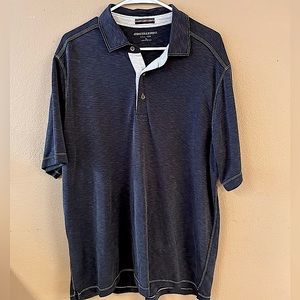 Men’s Johnston and Murphy Blue Polo